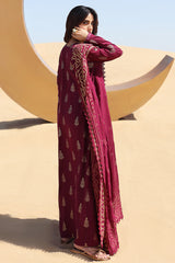Lawn-3PC Embroidered Shirt with Digital Printed Jacquard Dupatta - 1331