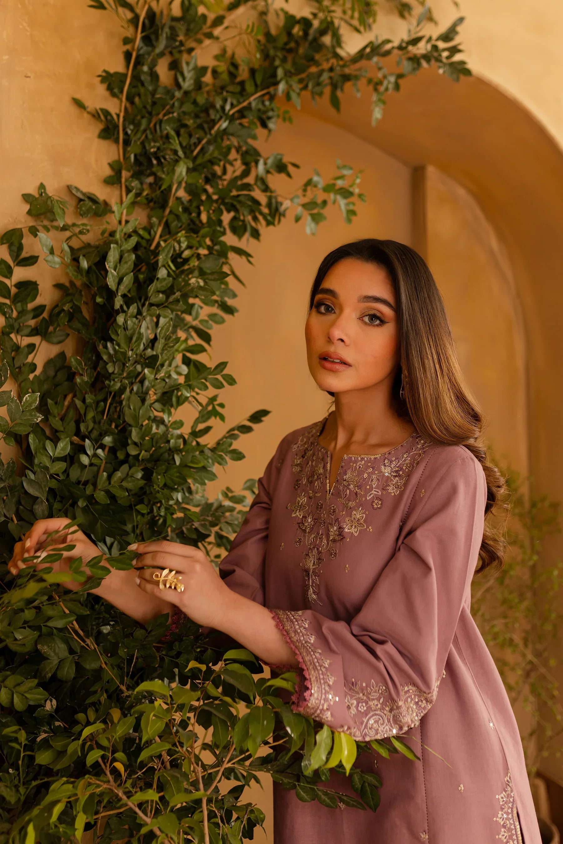 Lawn-2PC EMBROIDERED SHIRT AND TROUSER - 1361