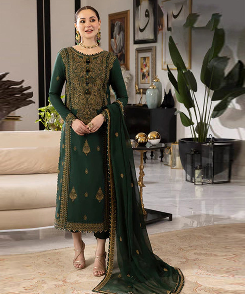 Asim Jofa Dhanak 3PC Embroidered With Chiffon Embroidered Dupatta-658