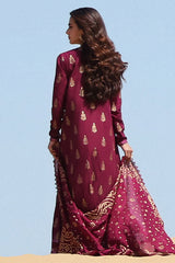 Lawn-3PC Embroidered Shirt with Digital Printed Jacquard Dupatta - 1331