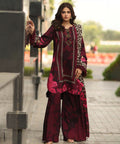 3PC LAWN PRINTED SHIRT WITH VOILE PRINTED DUAPTTA-4008