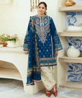 3PC Lawn Embroidered Shirt With Digital Printed Jauqard Dupatta-5033