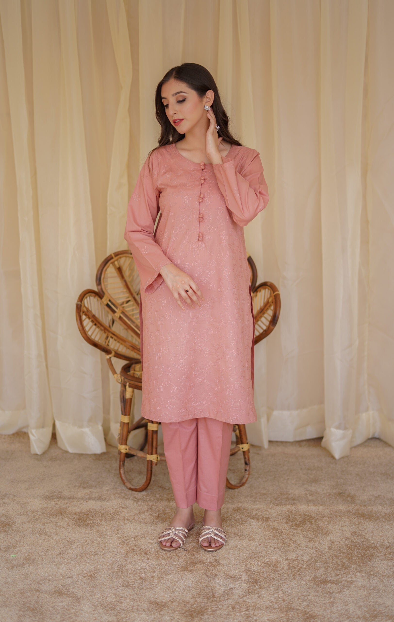 AISLING Dhanak 2PC Embroidered-122