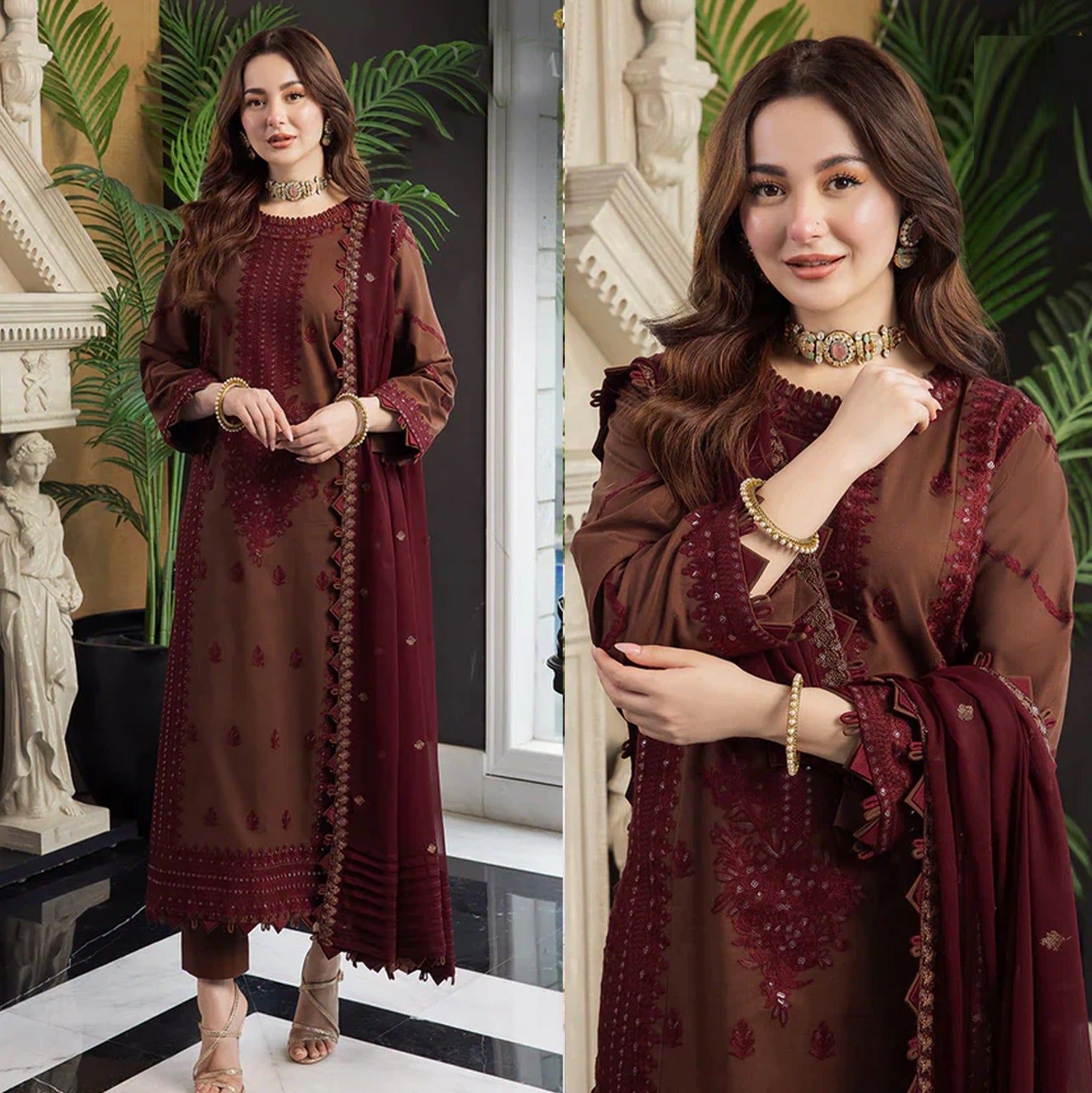 ASIM JOFA Lawn 3PC Embroidered-308